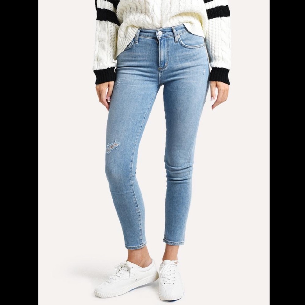 Agolde Sophie Skinny Ankle Jeans